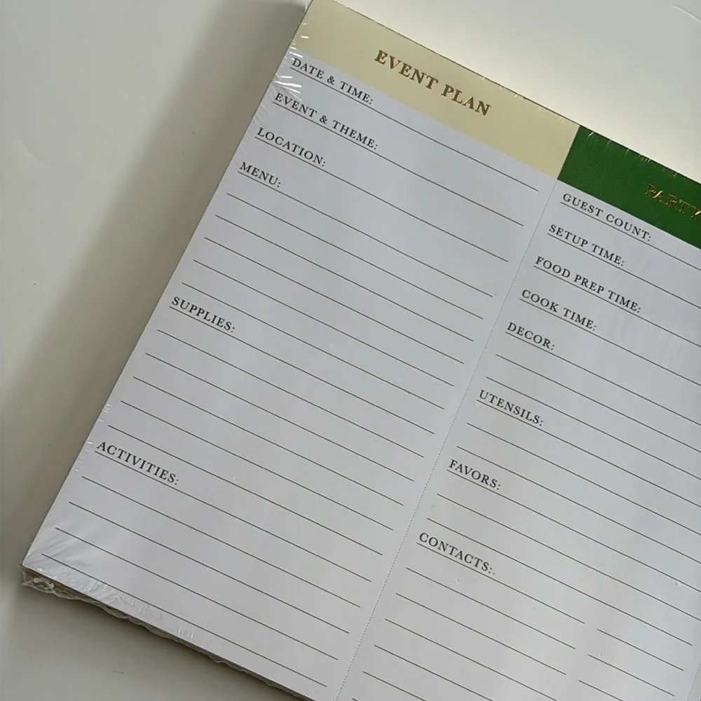 Kate Spade LIMITED EDITION x Target Undated Party Planning Notepad